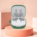 Miniatyrbild 4 av 5: Öronproppsskydd Mjukt Silikon Öronproppar Laddningsbox Fullt Skyddande Fodral Skal För Qcy T13 [DB] White