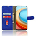 Miniatyrbilde 2 av 5: For ZTE Blade A75 5G Lærveske Hudfølelse Anti-Fall Lommebok Flip Telefondeksel - Grønn [DB] Multicolor Blue