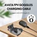 Miniatyrbilde 3 av 5: For Avata Tilbehør Til Briller 2 Fpv Briller Laderledning 1m/39.4in [DB]
