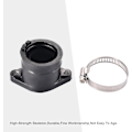 Miniatyrbilde 3 av 5: Motorsykkel inntaksmanifold rør luft ledd adapter erstatning for Gy6 Js200cc-250cc moped scooter