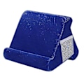 Miniatyrbilde 1 av 5: Myk pute-støtte for nettbrett, justerbar vinkel iPad-stativ med nettlomme [DB] Blue