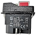 Miniatyrbild 5 av 5: Elektromagnetiska strömbrytare Tryckknappsbrytare för trädgårdsredskap KJD17 220V 5 Pin -Terminaler [db] Black