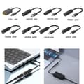 Miniatyrbillede 1 af 4: DC-stik til Type-C Han Adapterkabel Konverterledning til Bærbar Computer Tablet [DB] 2.5x0.7mm