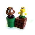 Pikkukuva 3 / 5: 5 kpl/setti Super  Bros Mini Action Figures Model Doll  Goomba Luigi Koopa Mushroom Keräilylelu Lapset Peli Fanit Lahjapaketti Db