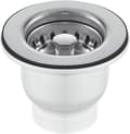 85mm Krom Belfast Diskbänk Korgsil Avfall - Passar 60mm Hål - q36/YY [DB]