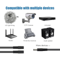 Miniatyrbillede 5 af 5: 5,5/2,1 mm 12V DC strømkabelsplitter 1 han til 2 hun stik CCTV DC splitter 1 han til 2 hun splitter kabel (0,3 m)