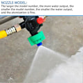 Miniatyrbild 5 av 5: 24-pack Spraymunstycken 110 Graders Fläkt Dimmunstycken Plastmunstycken Spraymunstycksspetsar Kombinationsset för Jordbruk, Skogsbruk [DB]