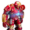 Miniatyrbillede 2 af 4: 3 Iron Man Anti-Hulk Armor Led-lys Led-lys Pvc Actionfigur Samleobjekt Model Legetøj Db