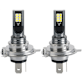 Miniatyrbilde 4 av 5: H4/9003 LED-frontlykter - LED H4-frontlykter - H4-billyspærer - Lyse LED-billyspærer - H4 LED-frontlykter