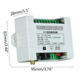 Pikkukuva 4 / 5: Universaali kaukosäädin 433mhz Dc12v 24v 220v 4ch relevastaanotin ja lähetin langaton Rf kaukosäädin [DB]
