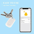 Miniatyrbillede 4 af 5: 4 STK Sort Hvid Nøgle Locator, Bluetooth Tracker til Nøgler Kæledyr Punge og Skoletaske, Nøglefinder Smart Trackere [db] BlackWhite