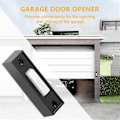 Miniatyrbild 3 av 5: 2st Universal Garageportöppnare Strömbrytare 41a4166 Belyst Tryckknapp Svart Finish Med Vit Center [db]