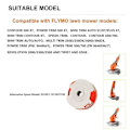 Pikkukuva 4 / 5: Siima Flymo Contour 500XT / Power Trim 500XT -ruohonleikkureihin, puola FLY021 / 513937190 DCQW [db] Multicolor 4pcs