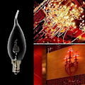 Miniatyrbild 4 av 5: 3W 220V E14/E27 LED Simuleringsflamma Ljuslampa Dekorativ Lampa [DB] 1 E14