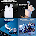 Miniatyrbillede 4 af 5: Tws Pro 5 Bluetooth 5.0 trådløse øretelefoner headset til Ios Android