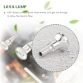 Miniatyrbilde 4 av 5: Erstatningspære til lavalampe E14 R39 30w Skru i lyspære Klar Reflektor Spot Light Lava Glødelampe db Transparent 3pcs