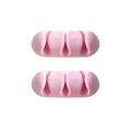 Miniatyrbilde 1 av 5: 1/2 stk. Silikon Kabelholder Selvklebende Ledningsholdere Skrivebord Ledningsorganisator Ledningsklemmer Lader Ledningsholder For Skrivebord Bil Hjem [db] 03 pink 2pc677