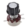 Miniatyrbillede 1 af 4: Udskiftning 6mm Aksel Dia 470K Ohm 2W Potter Potentiometer med Knob [DB]