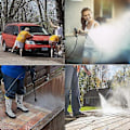 Miniatyrbilde 5 av 5: For Karcher K2 K3 K4 K5 K6 K7 (6m) Trykkvaskere Vannrensing Høytrykksutskiftningsslange Rengjøringssett 6m/8m/10m/15m{ DB} Quick and M22 Screw 8m