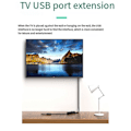 Miniatyrbild 5 av 5: Usb3.0-förlängningskabel med strömbrytare rak huvud för Usb-fläkt LED-ljus körinspelare dataström