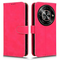 Miniatyrbilde 1 av 5: For ZTE Blade A75 5G Lærveske Hudfølelse Anti-Fall Lommebok Flip Telefondeksel - Grønn [DB] Multicolor Red