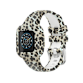 Miniatyrbild 2 av 4: Barnmönstrad silikonrem för Garminfit Jr 3/garmin Vivofit Jr3 klocka-färgbrun leopard