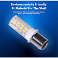 Pikkukuva 4 / 5: Ba15d Kaksoiskontakti Bajonettikanta Led Maissilamppu Led Polttimo 220v Ompelukoneeseen Pfaff g20242893880 [db] White Light