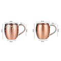 Miniatyrbild 2 av 5: Db 530ml 100% ren koppar mugg Moskva Mule mugg trumma kopp cocktail kopp ren koppar mugg restaurang bar Col