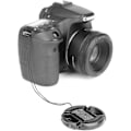 Miniatyrbillede 5 af 5: Kamera 52mm Objektivdæksel Center Pinch Med Objektivdæksel Snørehul Bundle Kompatibel Med Nikon Sony Canon Dslr Kameraer Andre Dslr Kameraer Uv Objektiv (db