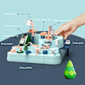 Miniatyrbillede 4 af 5: Børns gave baby bil eventyr spil manuelt skinne tog spor legetøj til børn uddannelse legetøj db Multi-color