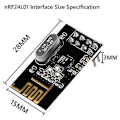 Pikkukuva 2 / 5: 5kpl Nrf24l01+ langaton moduuli 2.4g päivitysmoduuli, yhteensopiva langattoman tiedonsiirtomoduulin kanssa, yhteensopiva Diy Experi [DB] as shown