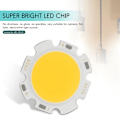 Miniatyrbillede 5 af 5: 5w Chip Lys Rund Cob Super Lysstærk Led Lys Led Pære Pærer Varm Hvid Dc15-17v