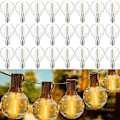 Miniatyrbillede 2 af 5: 25 Pak G40 Globe LED Pærer E12 Edison Sockel 2200k Varmt Hvid Udskiftningspære [DB]