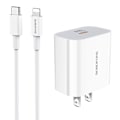 Miniatyrbild 5 av 5: Borofone BA38 Plus PD20W laddare för iPhone 12 US-standard snabbladdningssats [DB]