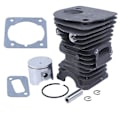 Miniatyrbilde 1 av 4: 42mm sylinder, stempel, lyddemperpakning sett for Jonsered Cs2145, Cs2141, 2145 Turbo DB