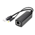 Miniatyrbilde 2 av 5: Gigabit Mini PoE Splitter 10/100/1000Mbps POE Splitter DC Utgang 12V Power over Ethernet IEEE 802.3 [DB] Black