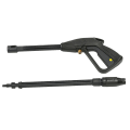 Miniatyrbillede 1 af 5: 160 Bar Højtryksrenser Spray G-un Lance Trigger Jet Wash Vand G-un Til Bil  [dB} black