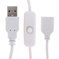 Pikkukuva 1 / 5: Virta-USB-kytkin kaapeli ajorekisterin USB-jatkojohdolle ON/OFF-kytkimellä [DB]