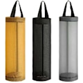 Miniatyrbillede 1 af 5: 2 stk. Plastikposeholder, Indkøbsposeholder Mesh Hængende Opbevaringspose Dispenser Affaldsposer, Foldbar Pose Opbevaringsdispenser Til Hjem Køkken Db Grey
