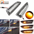 Pikkukuva 1 / 5: 2 kpl LED-dynaamiset sivuvilkut, sekvenssitoiminto, Opel Astra J Astra J K Zafira C Insignia B Grandland X [DB] Dynamic Crystal