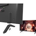 Miniatyrbillede 5 af 5: 2x TV Stand Ben med Skruer Sort Udskiftning Support TV Stand Base [db] Black 26.5CMX5.8CM