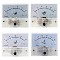 Miniatyrbild 2 av 5: Rektangulär Panelmonterad Strömmätare Amperemeter Testare 50uA 100uA 200uA 500uA [DB] 0-50uA