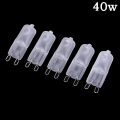 Miniatyrbild 1 av 5: 5 st Frosted Halogen G9 Dimbar Glödlampa 220v  20/40/60w Halogenljus G9 DB 40W-10PCS