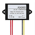 Miniatyrbild 1 av 5: AC 24V till DC 24V 1/2/3A Mini Vattentät Strömförsörjningsomvandlare Adaptermodul Qinhai db