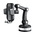 Miniatyrbilde 1 av 5: Biltelefonholder 360 Graders Rotasjon Justerbar Bil Vindrutefeste Mobiltelefon Stativ for Lastebil {DB} Black