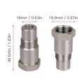 Miniatyrbillede 4 af 5: Oxygen O2 Sensor Spacer Adapter CEL Motorlys Eliminator Katalysator db