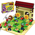 Miniatyrbillede 3 af 5: 2 Stilarter Plants Vs Zombies Sæt Anime Have Maze Struck Spil Byggeklodser Mursten Kompatibel Gave [DB] As the picture