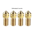 Miniatyrbild 3 av 5: Ultimaker3 3D-skrivare Ersättningsmunstycke i mässing 0,4 mm för Ultimaker 3 Reservdelar 3,0 mm Filament 4 st/set [DB]