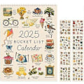Miniatyrbillede 1 af 5: 2025 Bucket List Kalender, 2025 12 Måneder Vægkaleender, 2025 Vægkaleender To Do Liste & Noter Kalender, 2025 Kalender til Planlægning DB 3pcs