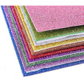 Miniatyrbild 4 av 5: 10-pack A4 2mm glitter EVA-skumark för pyssel och scrapbooking, färgblandning, glitter